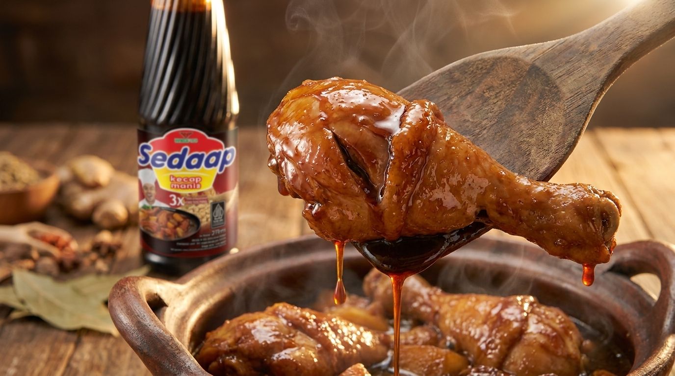 Cara Ungkep Ayam Gurih Meresap dengan Warna Cokelat Cantik